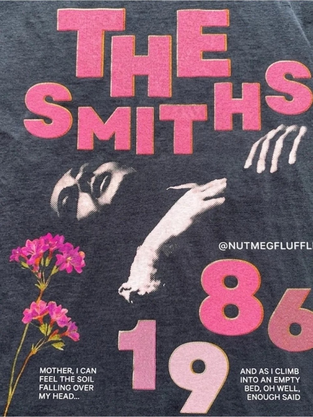 Gildan Black Tee with The Smiths Graphic, gift for fan - Picture 2 of 3